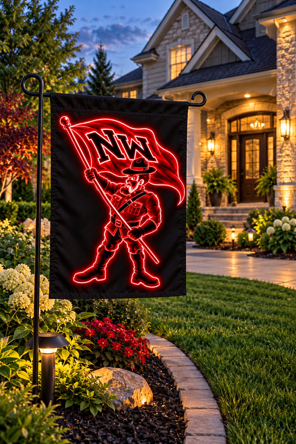 Northwest Mounties Spirit Flags & Banners – Design 3