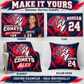 Hanover Horton Comets custom product examples — name, photo and jersey number; sold individually
