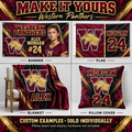 Western Panthers custom product examples — name, photo and jersey number; sold individually