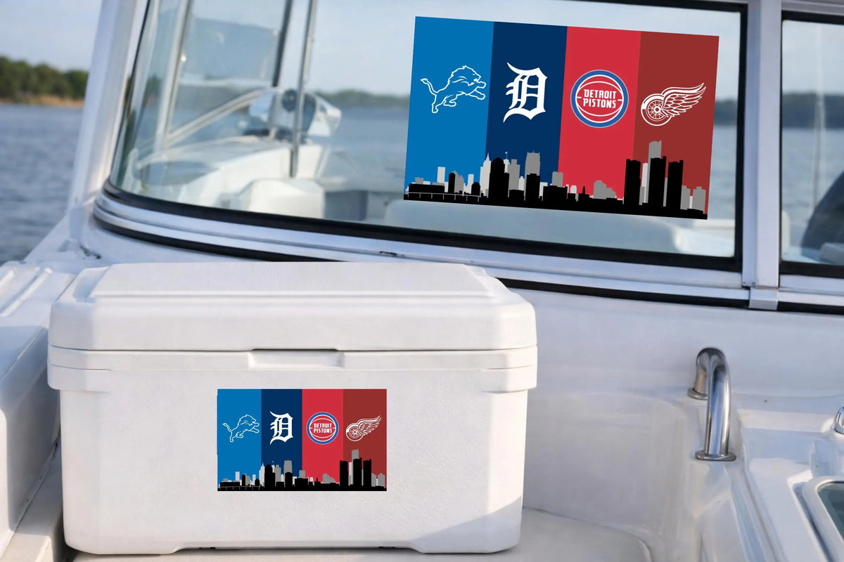 Detroit Sports Flag | Lions, Tigers, Pistons & Red Wings