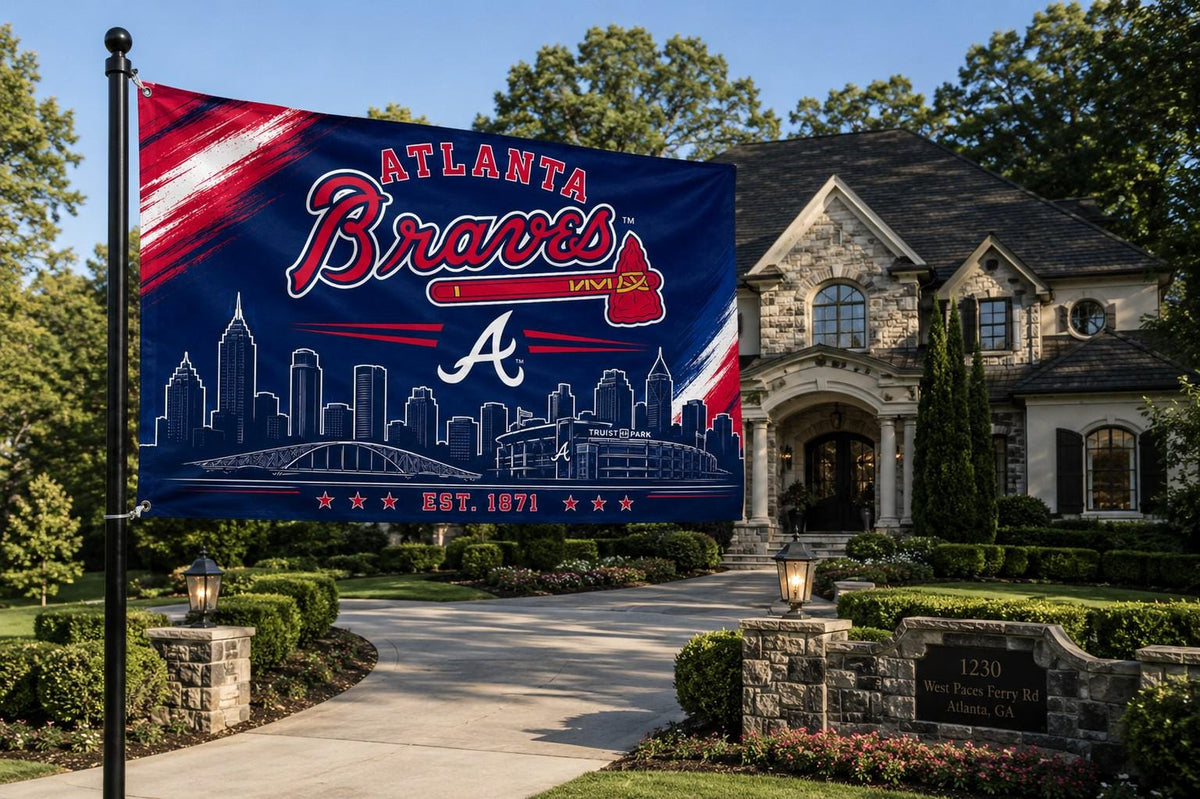 Atlanta Braves Skyline Flag & Banner