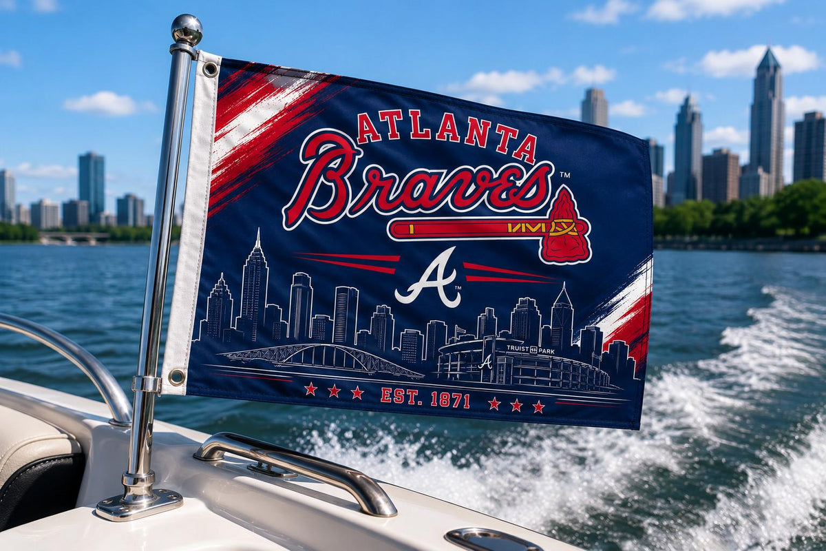 Atlanta Braves Skyline Flag & Banner