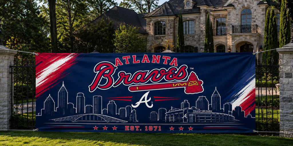 Atlanta Braves Skyline Flag & Banner