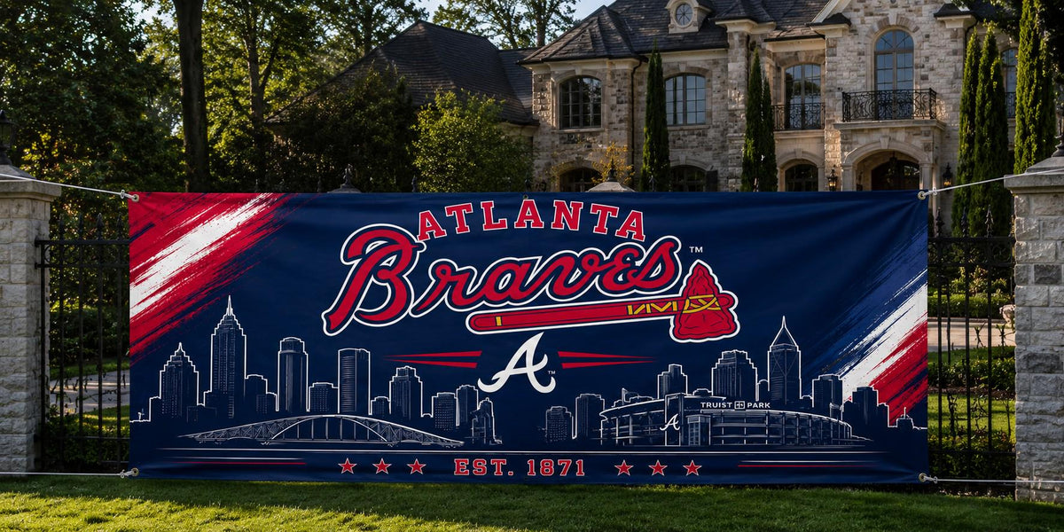 Atlanta Braves Skyline Flag & Banner