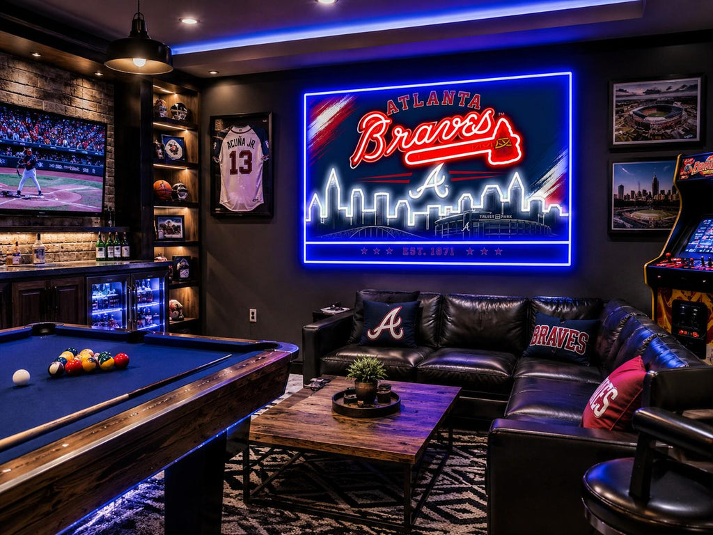 Atlanta Braves Skyline LED Wall Sign