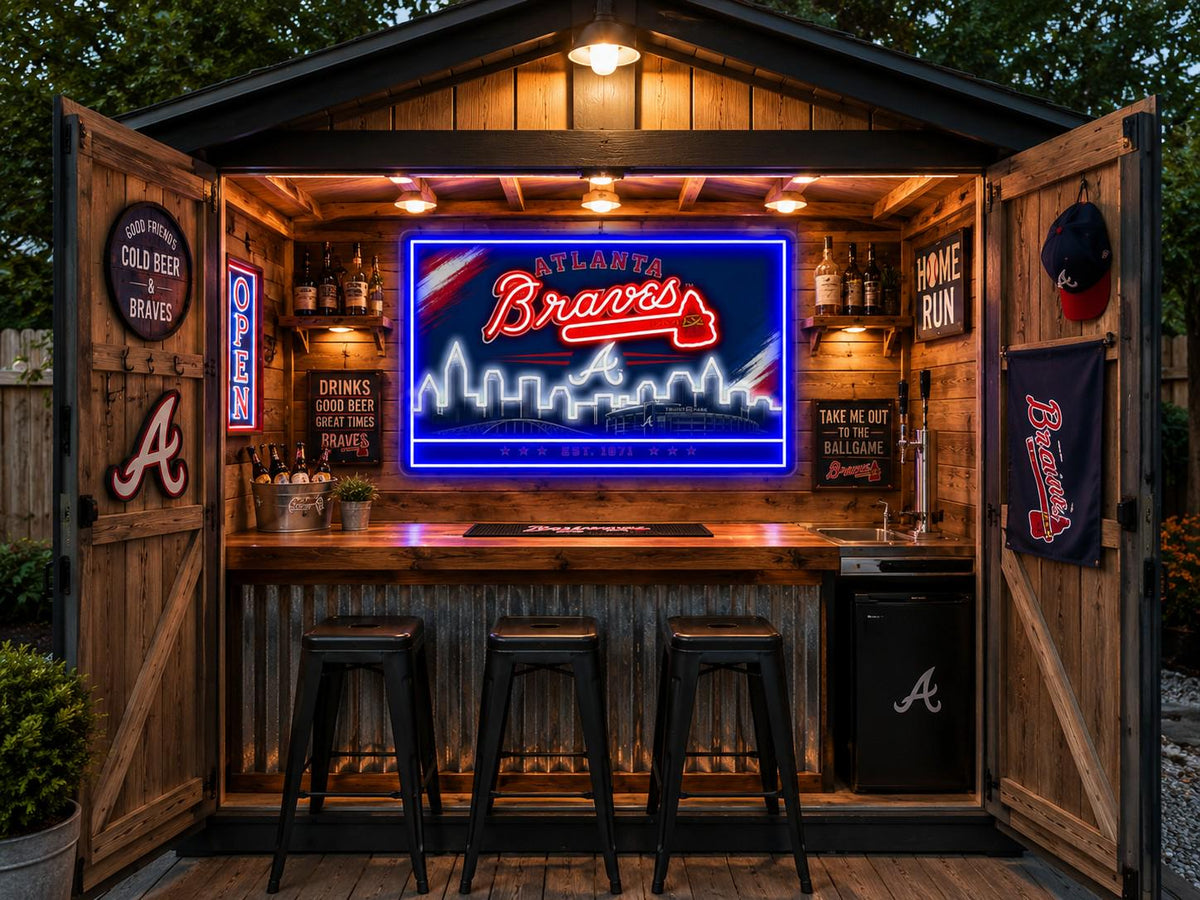 Atlanta Braves Skyline LED Wall Sign