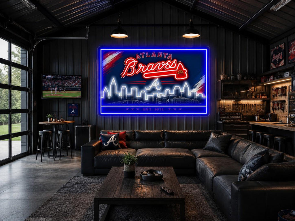 Atlanta Braves Skyline LED Wall Sign