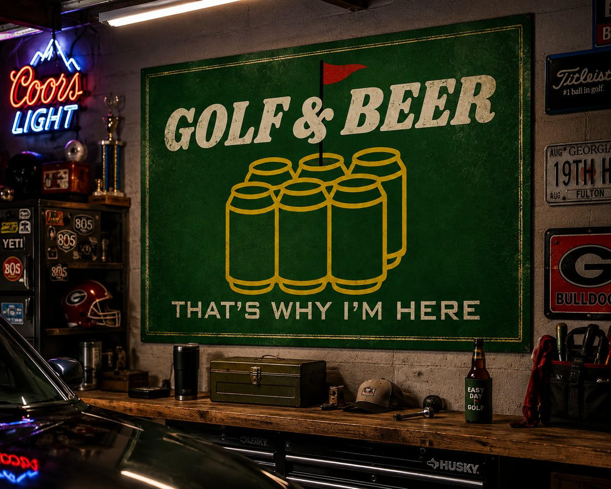 Golf & Beer Flag