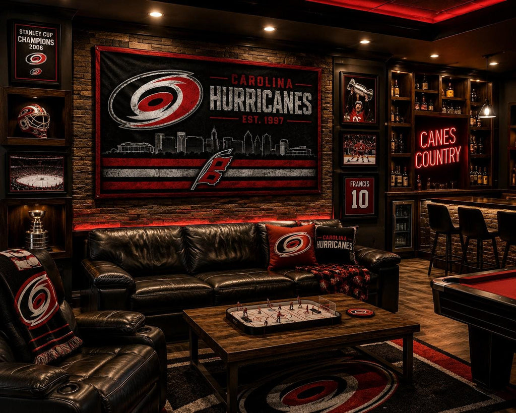 Carolina Hurricanes Stanley Cup 2026 Champions Flag | NHL Hockey Banner | Man Cave Decor | Sports Bar Wall Art | Carolina Fan Gift
