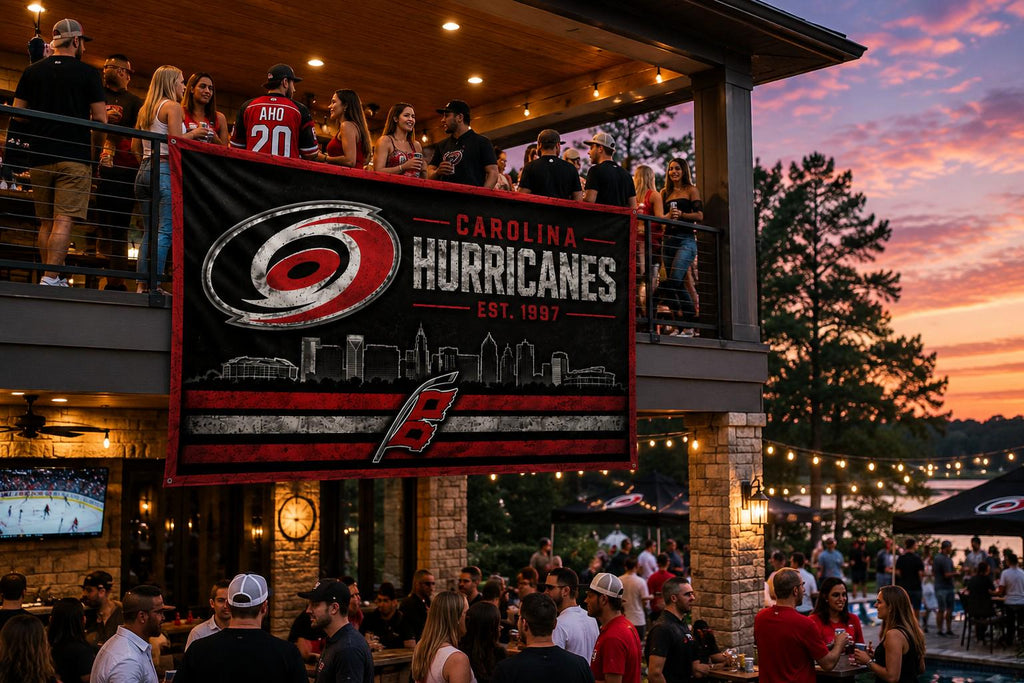 Carolina Hurricanes Stanley Cup 2026 Champions Flag | NHL Hockey Banner | Man Cave Decor | Sports Bar Wall Art | Carolina Fan Gift