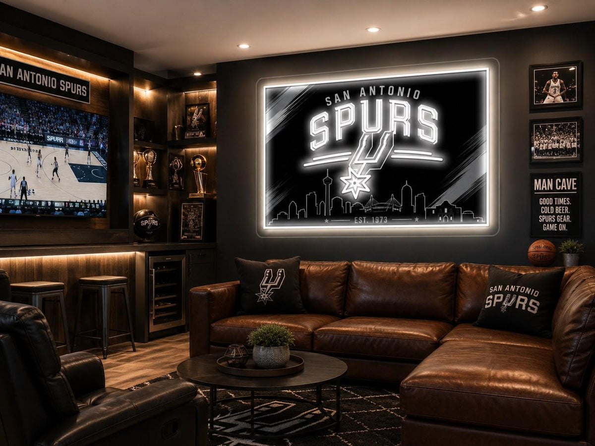 San Antonio Spurs Skyline LED Wall Sign