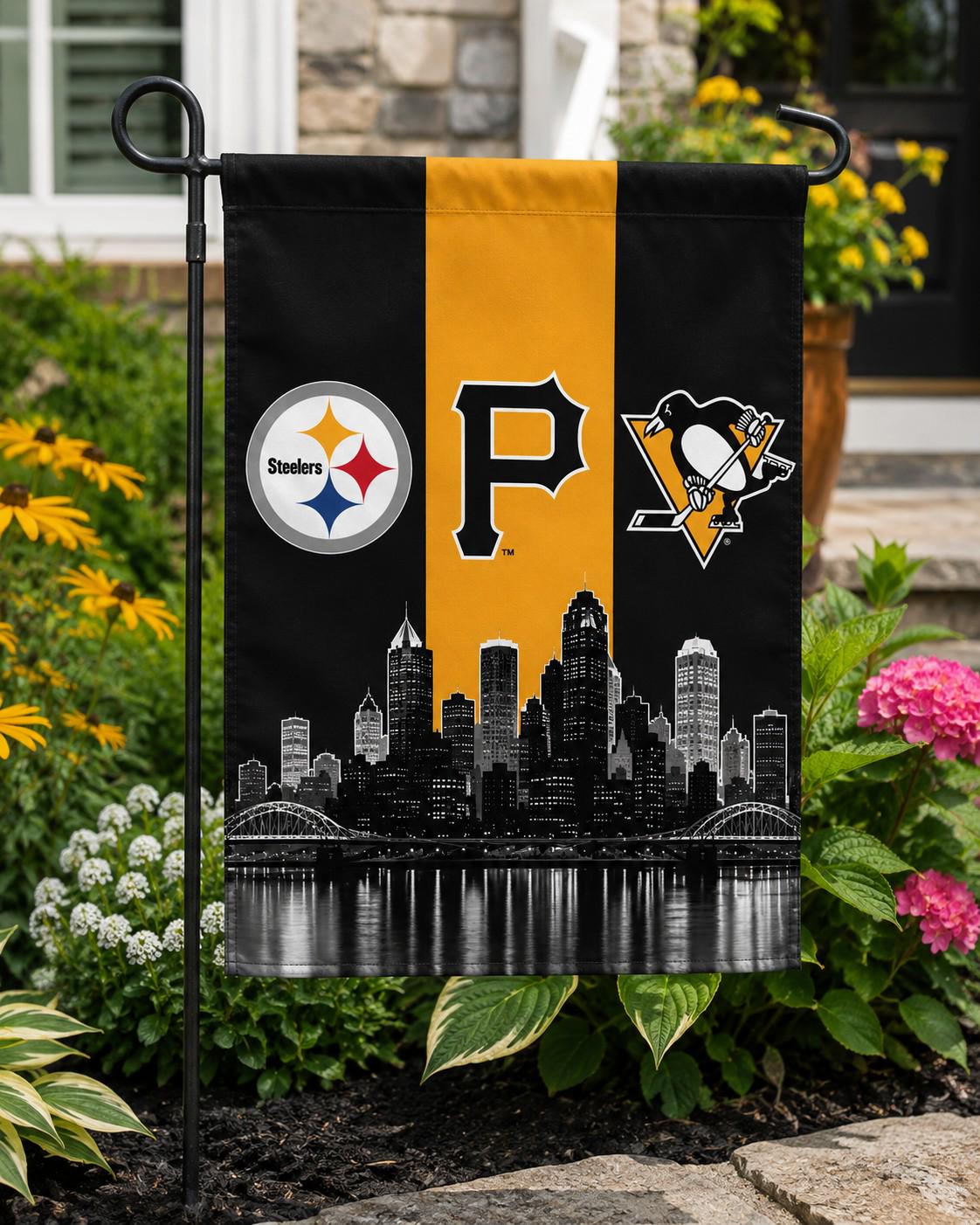 Pittsburgh Sports Flag | Steelers, Pirates & Penguins