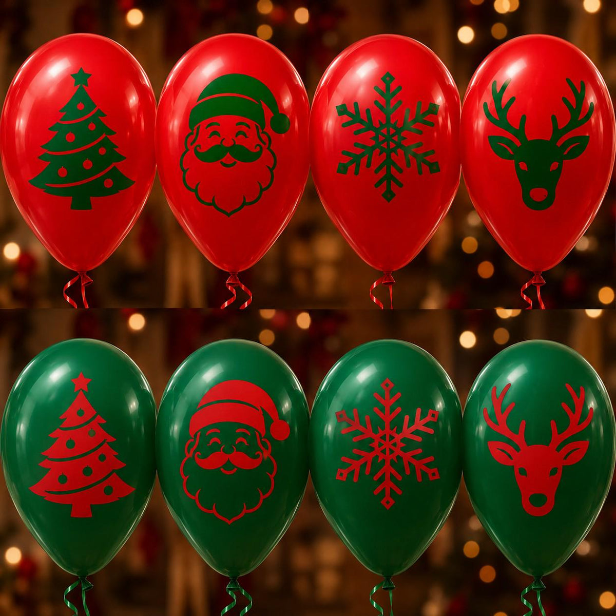 Christmas balloon design examples