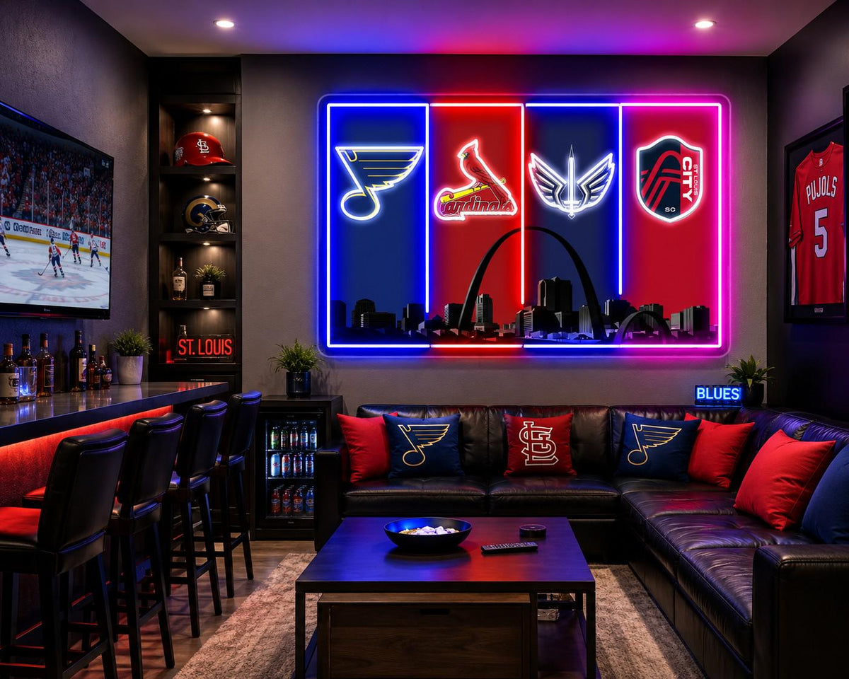 Carolina Hurricanes Skyline LED Wall Sign