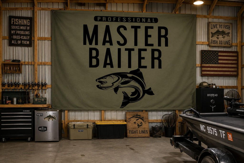 Professional Master Baiter Fishing Flag – design view 2