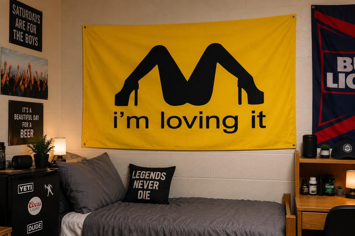I'm Loving It Flag | Adult Humor