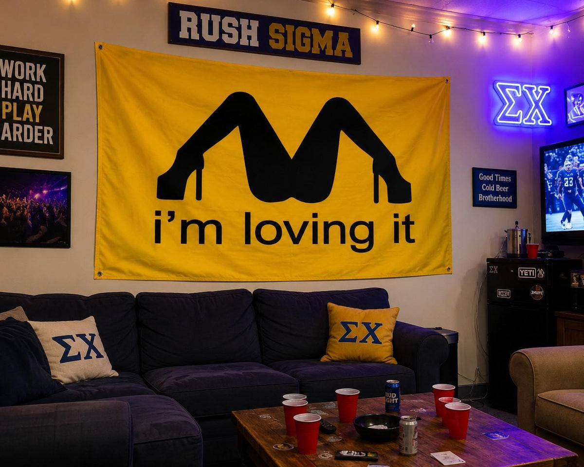 I'm Loving It Flag | Adult Humor