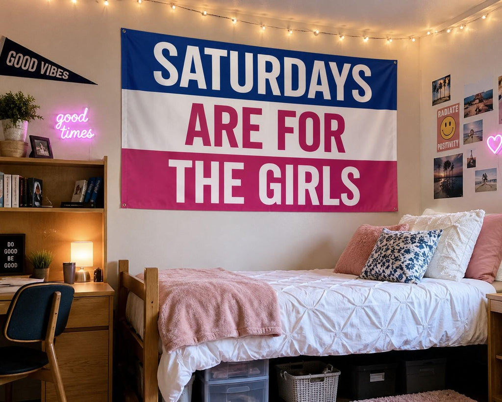 Saturdays Are for the Girls Flag