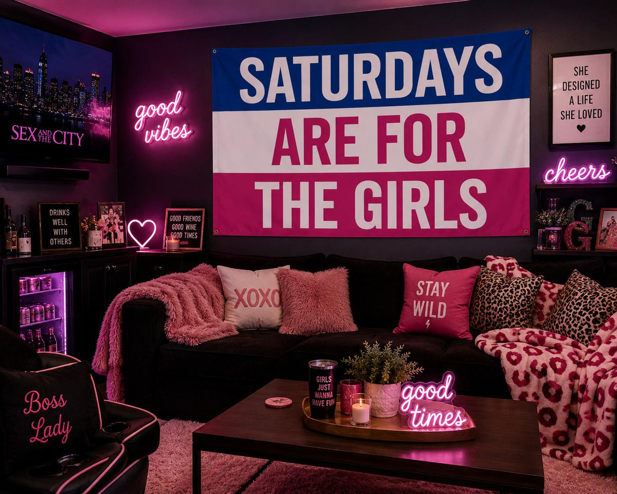 Saturdays Are for the Girls Flag