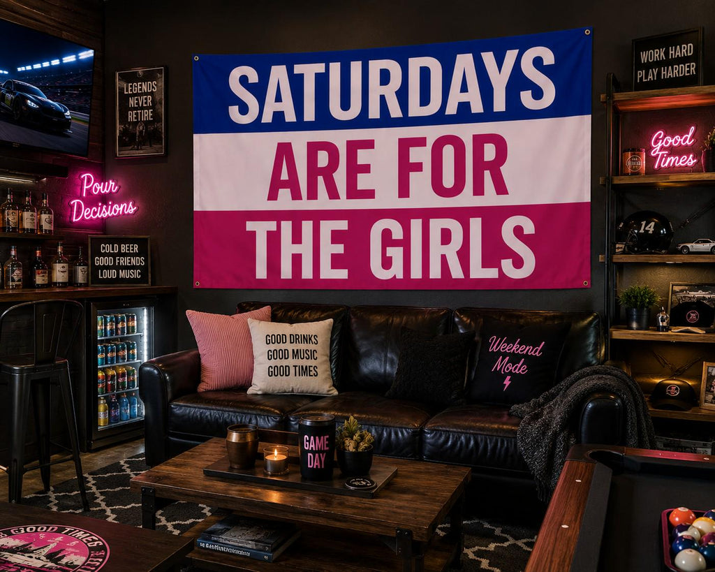 Saturdays Are for the Girls Flag