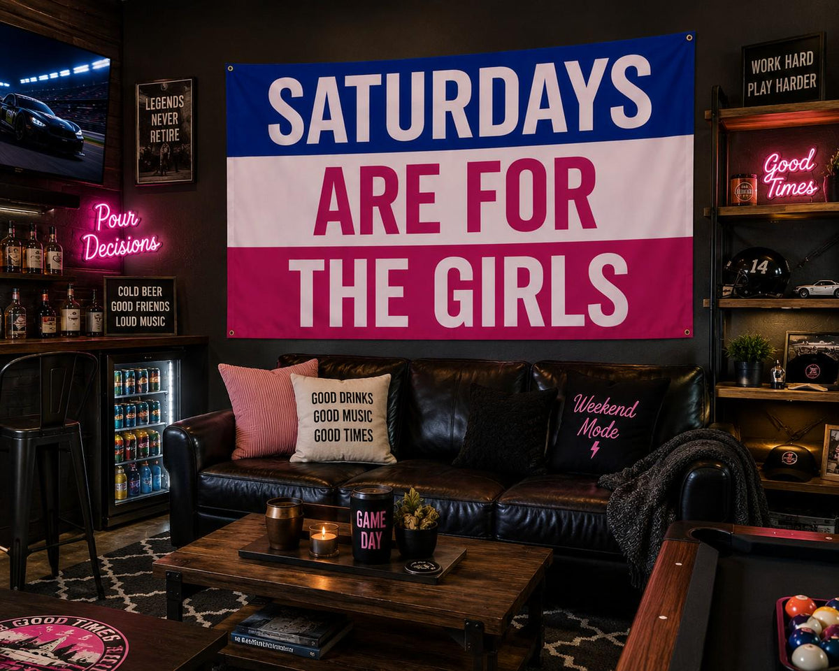 Saturdays Are for the Girls Flag