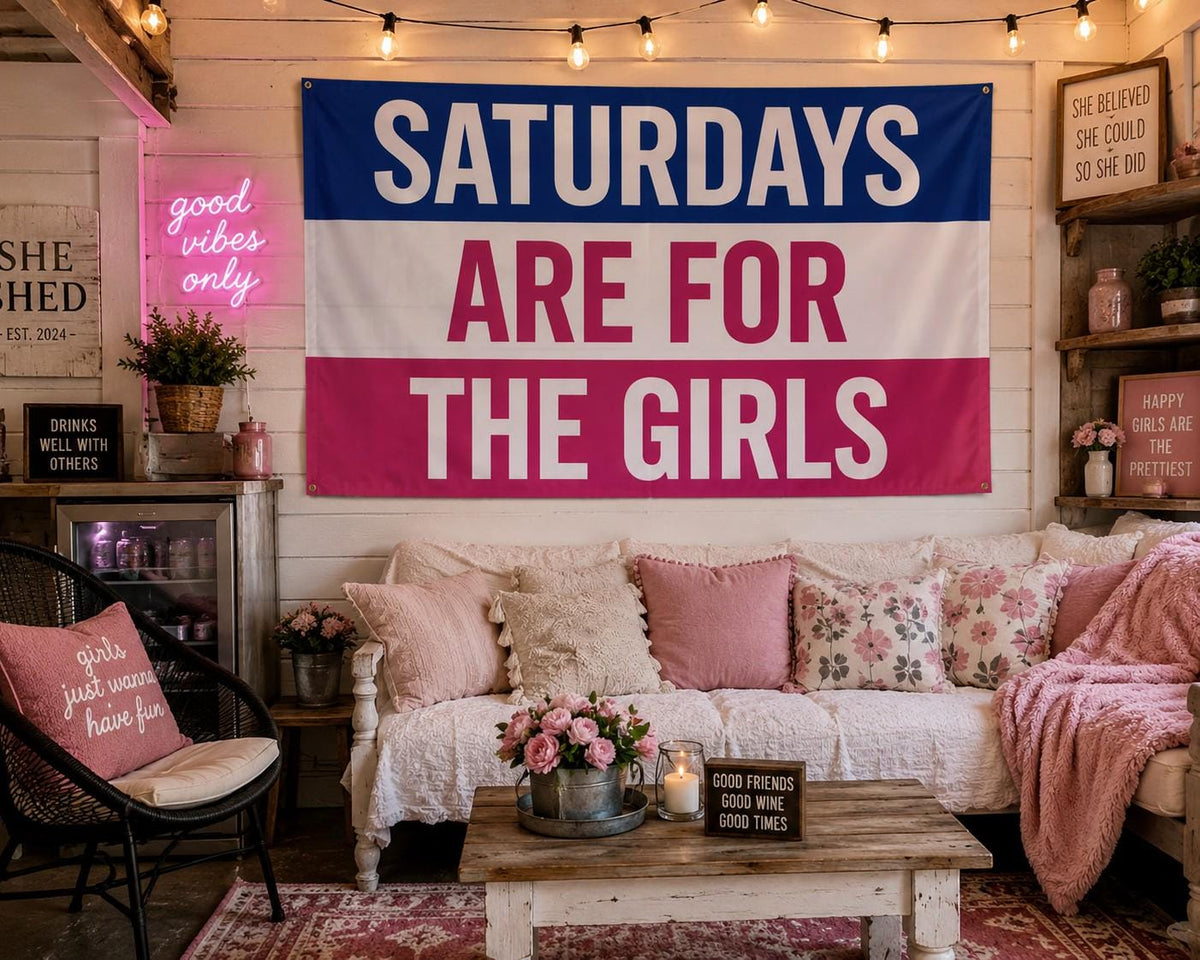Saturdays Are for the Girls Flag