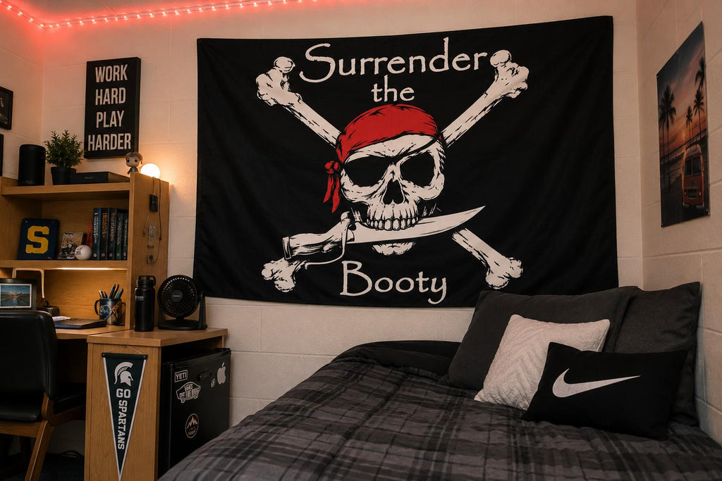 Surrender the Booty Pirate Flag