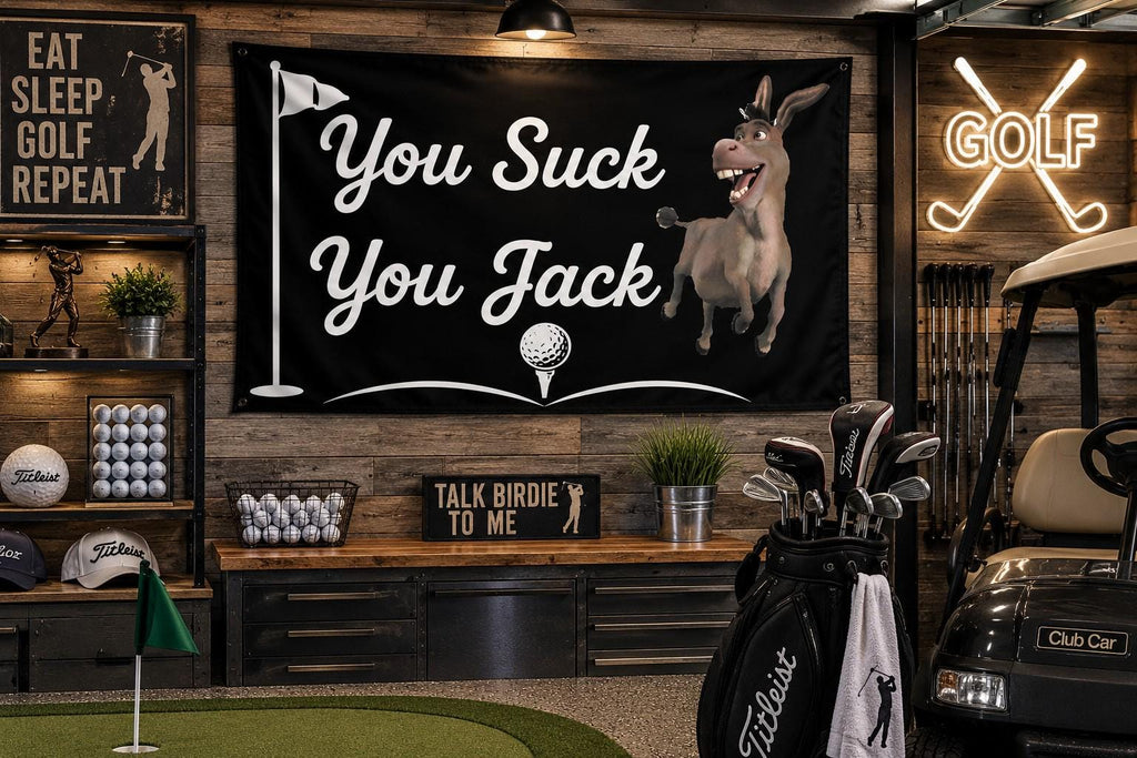 Tap Tap Tap-Aroo Golf Flag