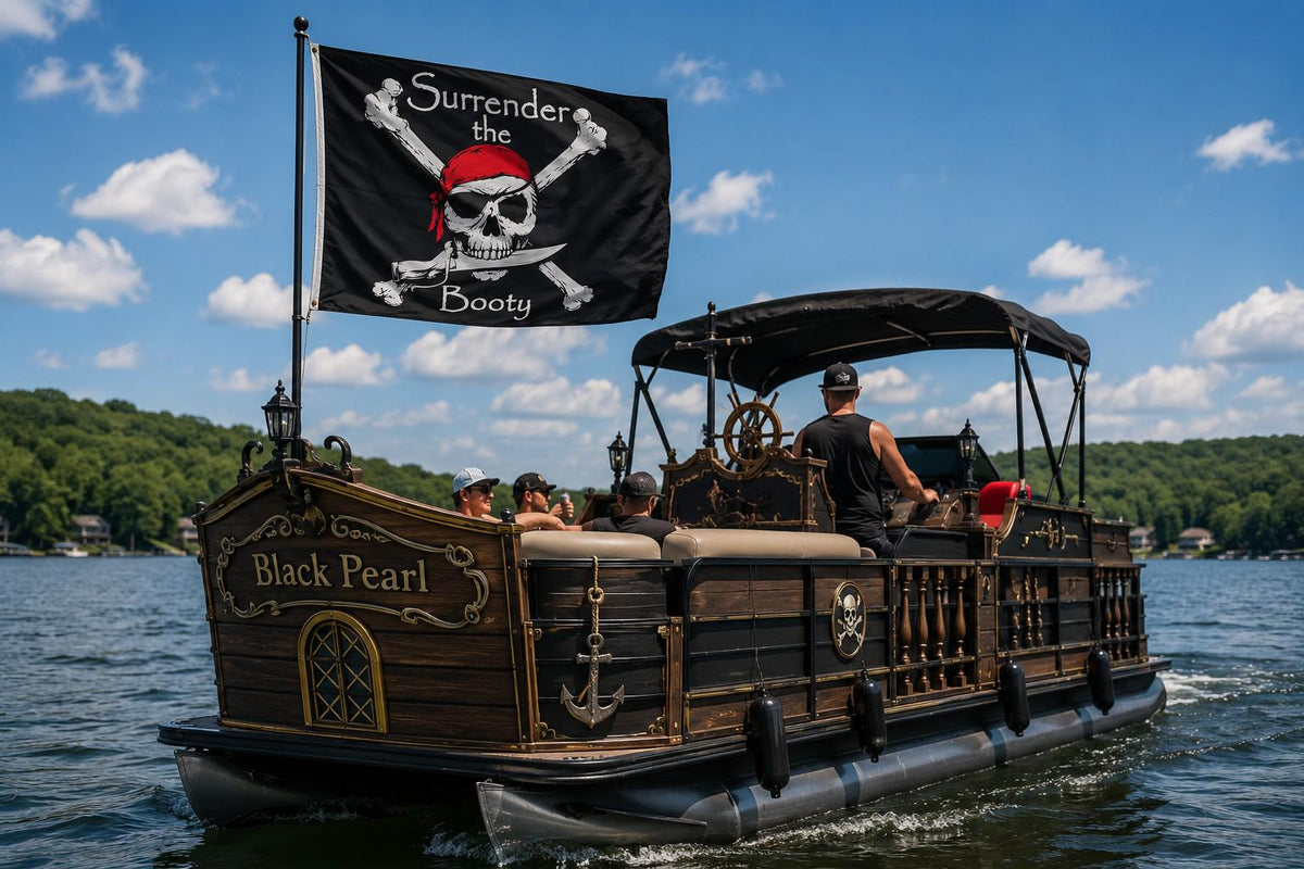 Surrender the Booty Pirate Flag