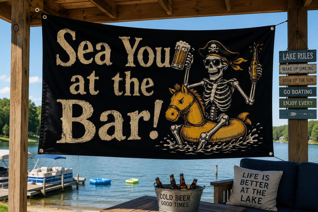 Sea You at the Bar Flag
