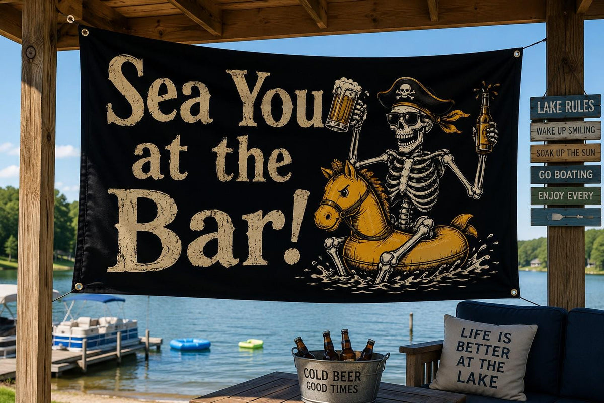 Sea You at the Bar Flag