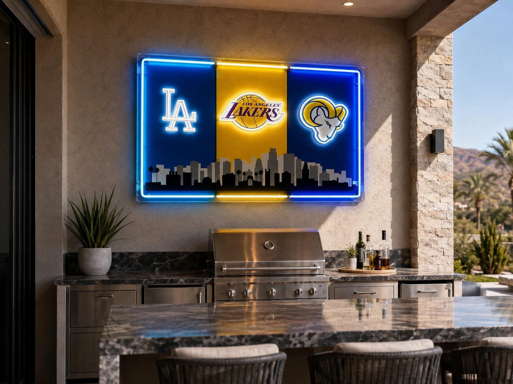 Los Angeles Sports LED Wall Sign | Dodgers, Lakers & Rams