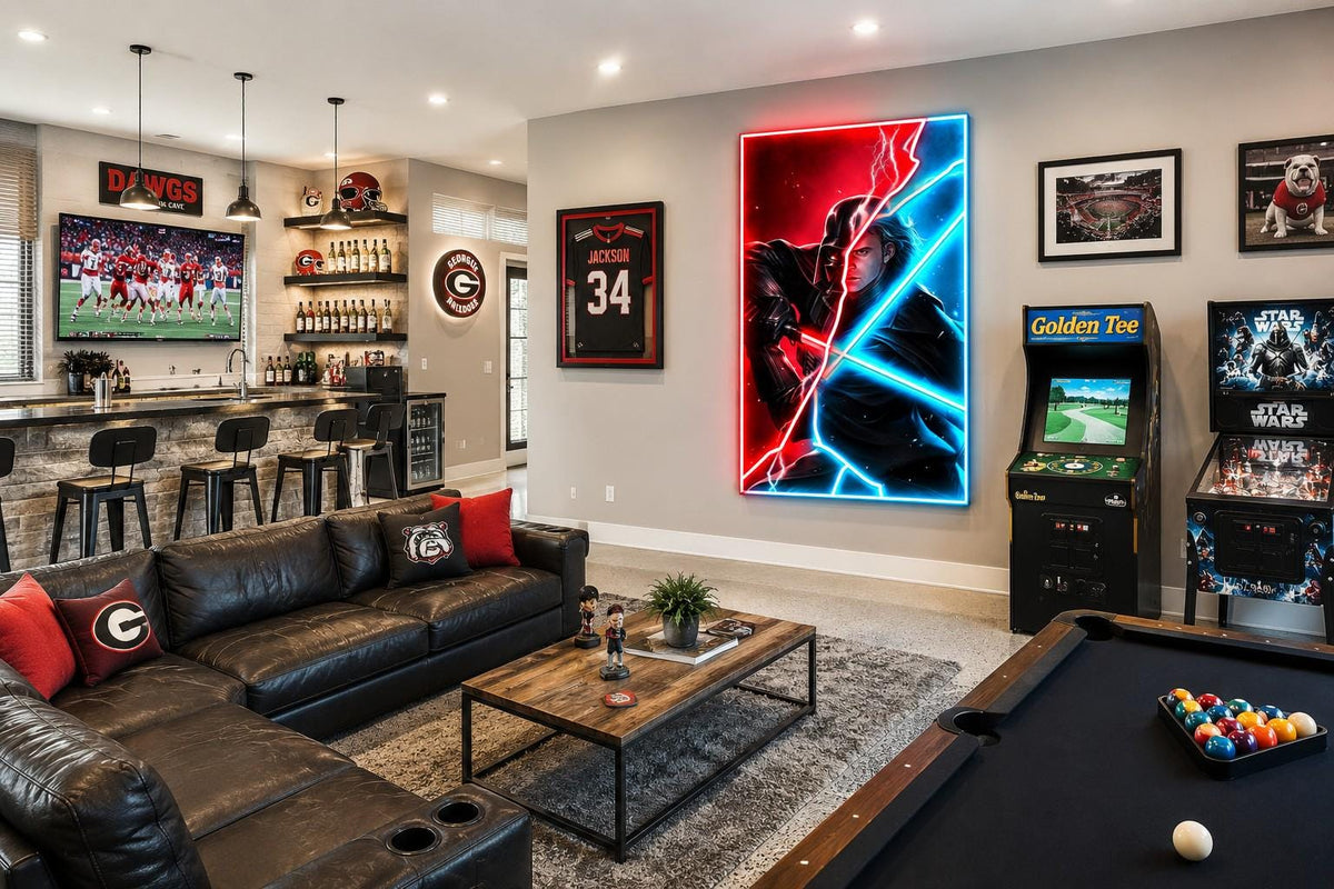 Star Wars LED Wall Sign | Darth Vader & Anakin
