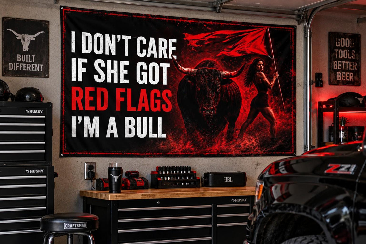 I'm a Bull | Red Flags Funny Flag