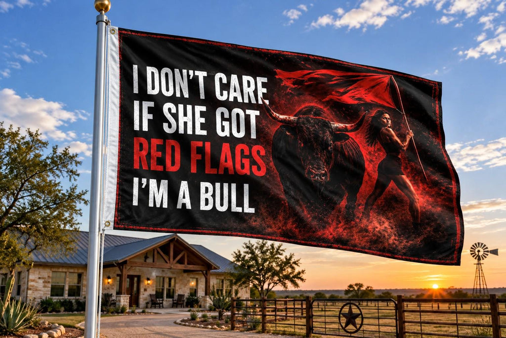 I'm a Bull | Red Flags Funny Flag