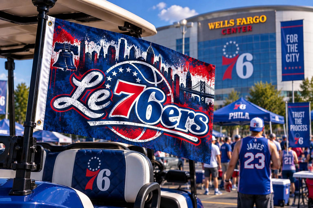 Le 76ers Philadelphia Basketball Flag, Philly Sports Flag, 76ers Mancave Decor, James 23 Philly Flag, Basketball Fan Gift