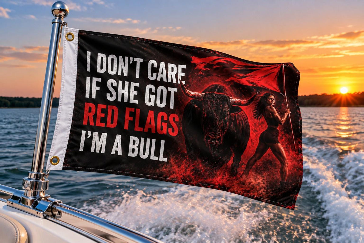 I'm a Bull | Red Flags Funny Flag